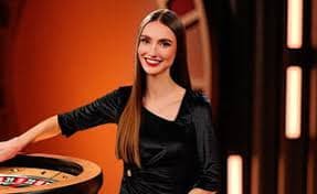 French Roulette live table at ckltoto studio with croupier and wheel